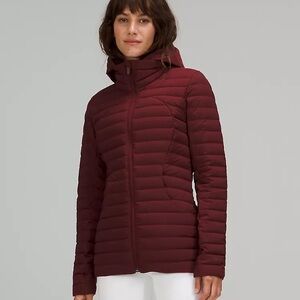 LuLulemon Pack it Down Jacket Size 4 - Red Merlot